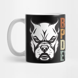 Vintage Best Pitbull Daddy Ever Shirt Father Day Gift for Pitbull Dog Lover Classic Mug